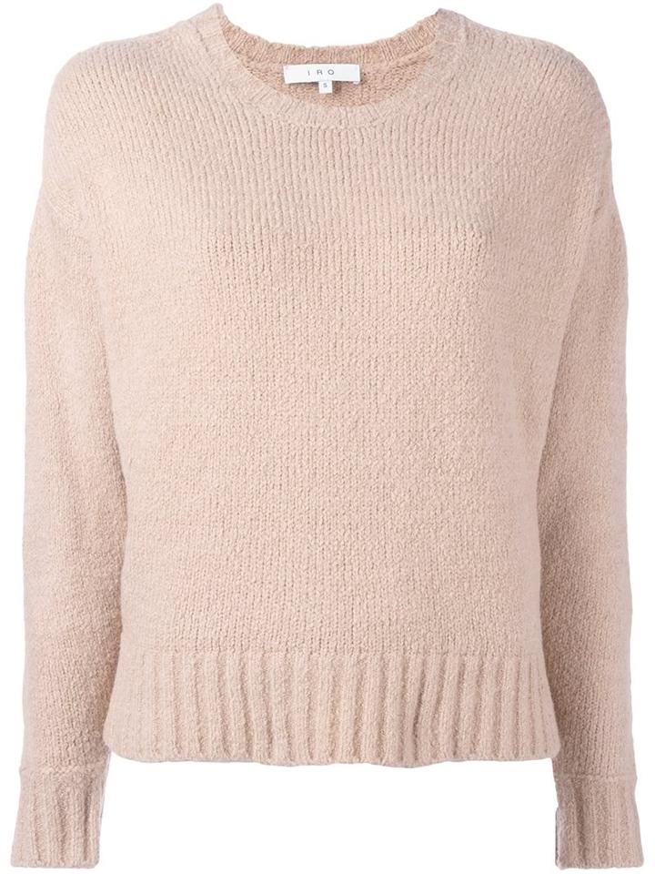 Iro 'lish' Jumper, Women's, Size: 36, Nude/neutrals, Cotton/polyamide/spandex/elastane