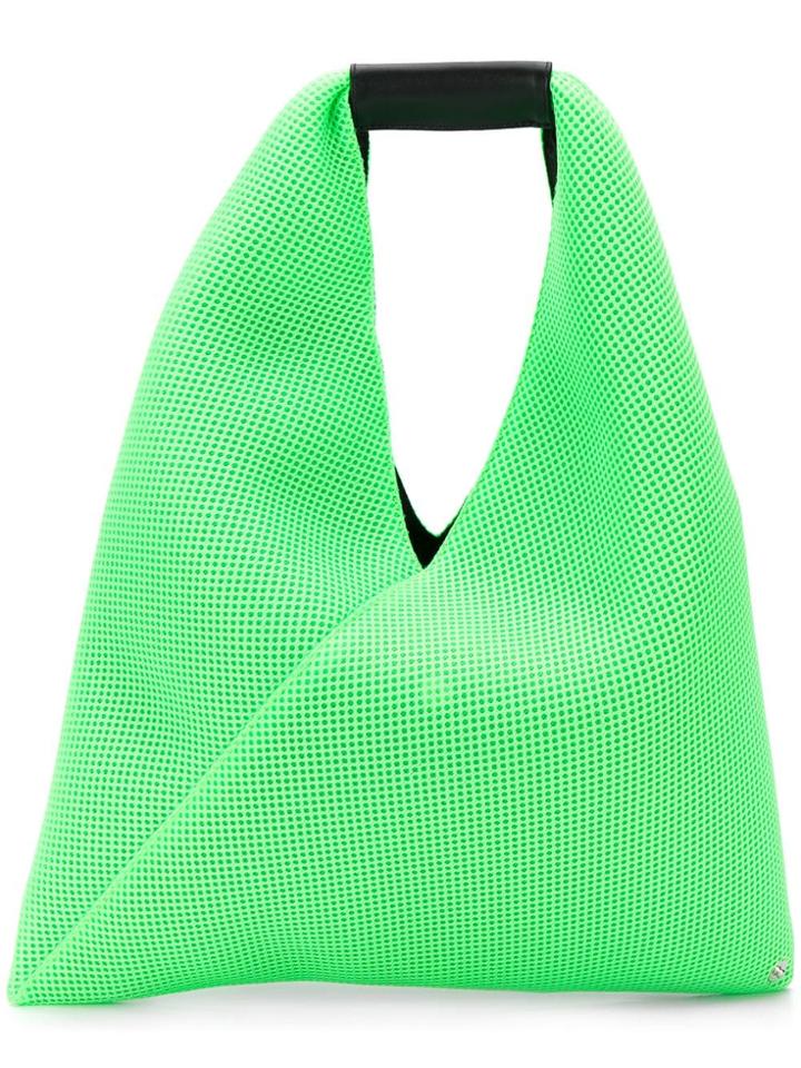 Mm6 Maison Margiela Japanese Triangle Tote Bag - Green