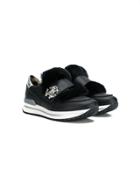 Roberto Cavalli Junior Teen Touch Strap Sneakers - Black