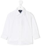 Oscar De La Renta Kids Long Sleeve Shirt - White