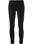 Victoria Victoria Beckham Cropped Skinny Jeans, Women's, Size: 27, Black, Cotton/polyester/spandex/elastane