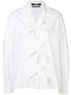 Karl Lagerfeld Bow Shirt - White