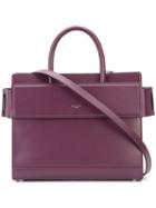 Givenchy - Small 'horizon' Shoulder Bag - Women - Calf Leather - One Size, Pink/purple, Calf Leather