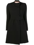 L'autre Chose Front Button Coat - Black