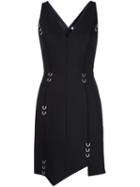 Mugler Metallic Loop Detail Dress