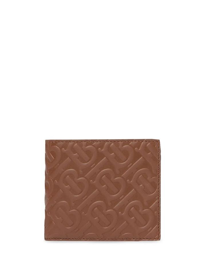 Burberry Monogram Leather International Bifold Wallet - Brown