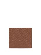 Burberry Monogram Leather International Bifold Wallet - Brown