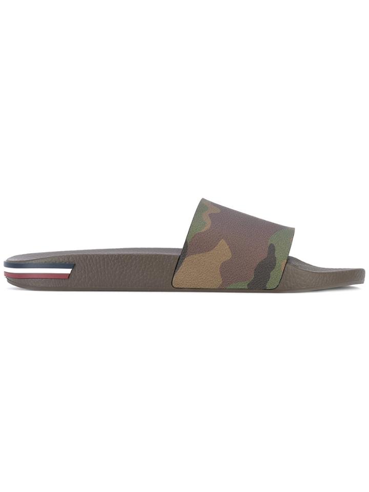 Moncler Ivane Slides - Brown