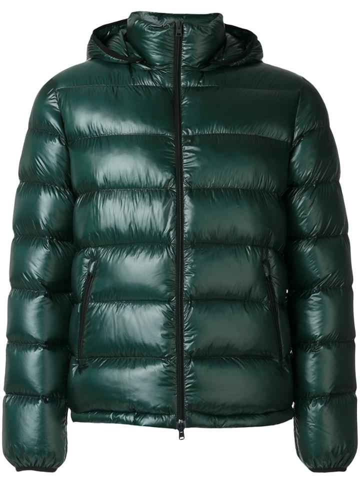 Herno Hooded Down Jacket - Green