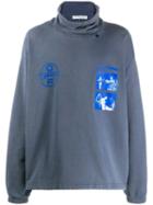 Off-white Hardcore Caravaggio Sweatshirt - Blue