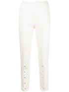 Pinko Rossana Cropped Jeans - White