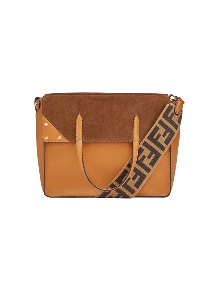 Fendi Regular Fendi Flip Tote Bag - Brown