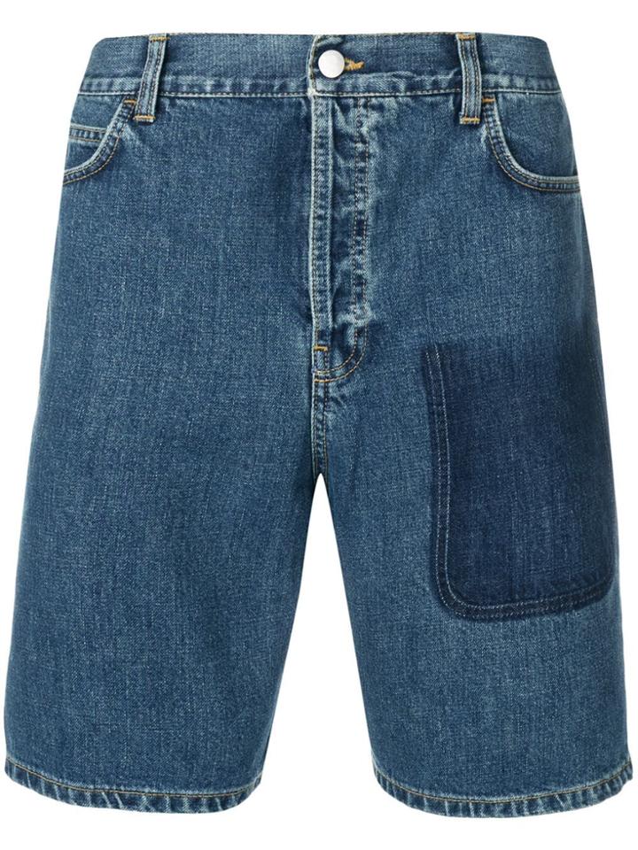 Jw Anderson High Waisted Denim Jeans - Blue