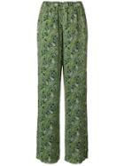 Michael Michael Kors Paisley Print Trousers - Green