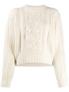 See By Chloé Cable Knit Jumper - Neutrals