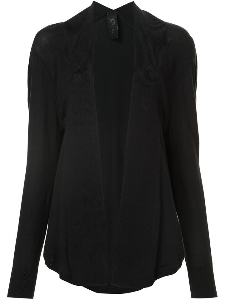 Zero + Maria Cornejo Draped Cardigan, Women's, Size: Medium, Black, Organic Cotton
