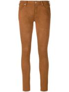 7 For All Mankind The Skinny Trousers - Brown