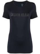 Calvin Klein Mesh Panel Logo T-shirt - Blue