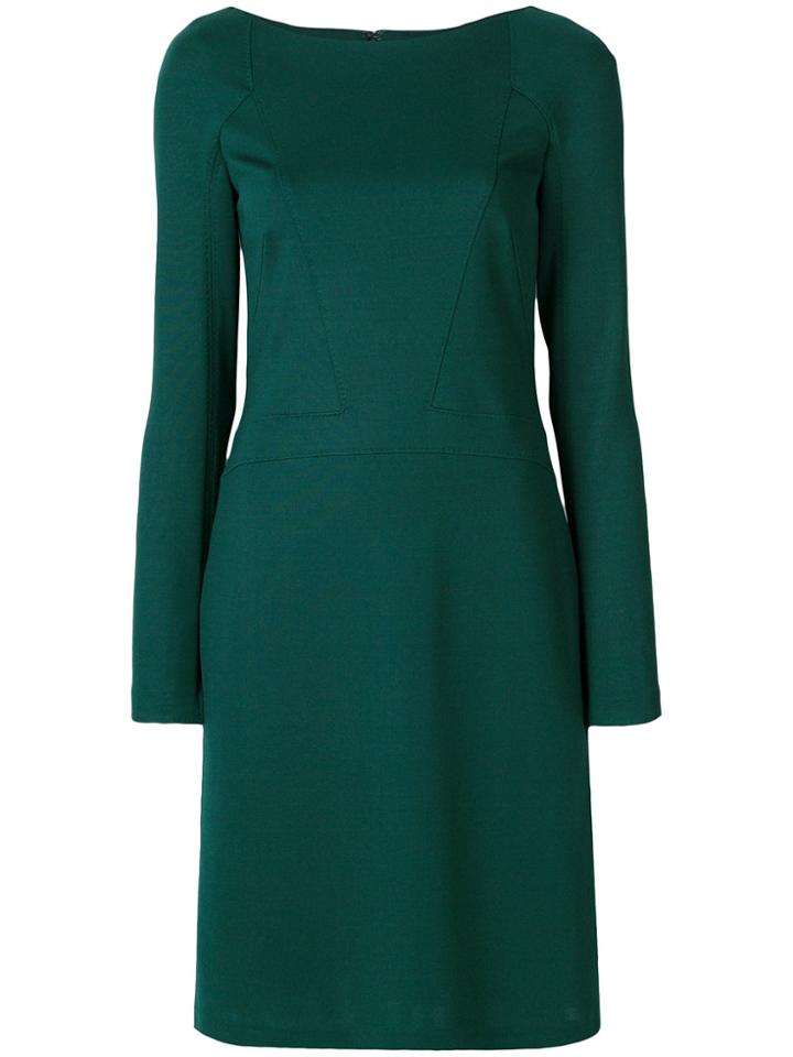 Talbot Runhof Long-sleeved Mid Dress - Green