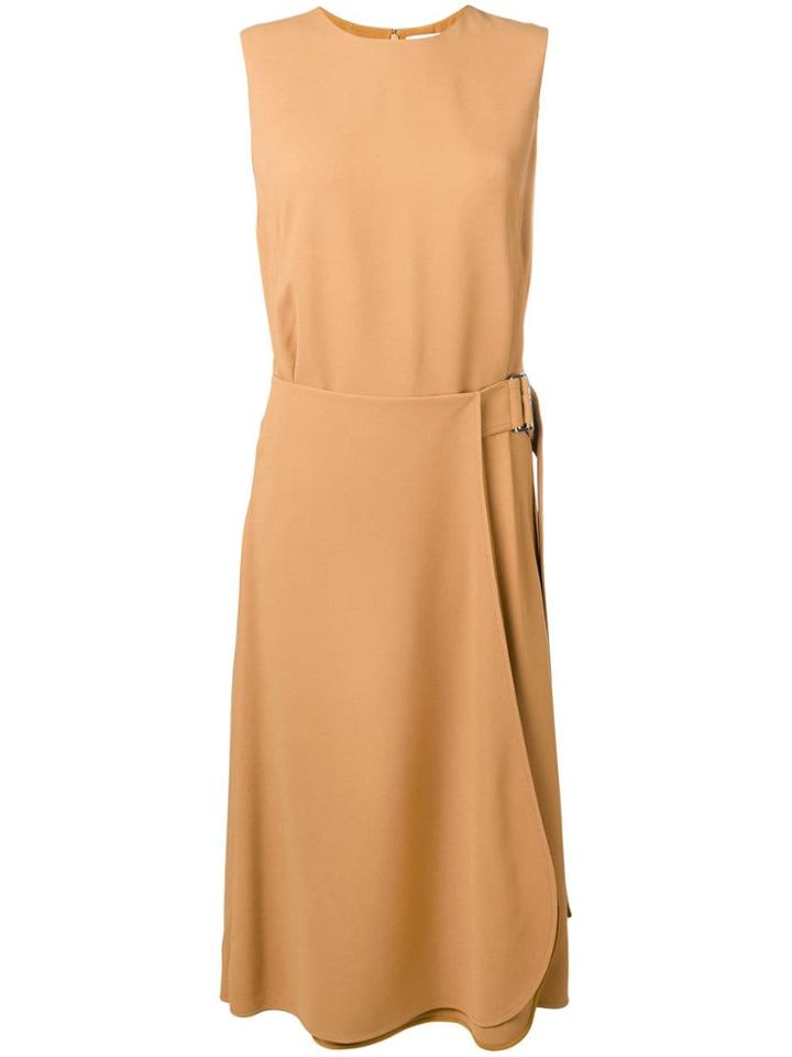 Victoria Beckham Side Buckle Dress - Neutrals