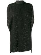 Givenchy Pre-owned 2000's Slit Sides Lace Blouse - Black