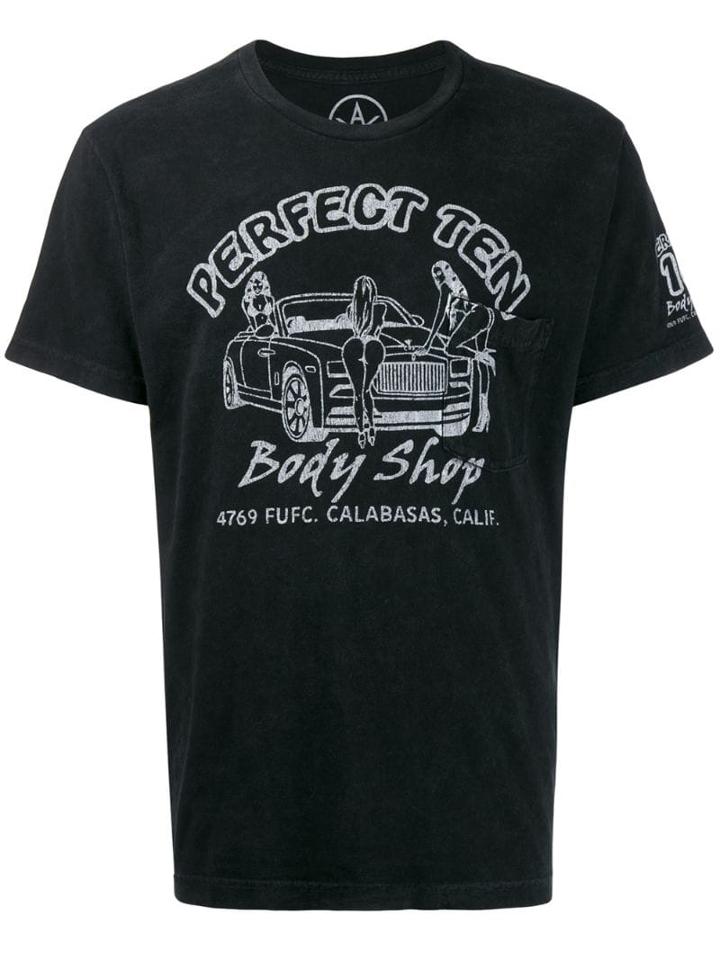 Local Authority Body Shop Print T-shirt - Black