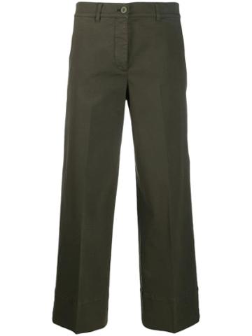 Quelle2 Straight Leg Trousers - Green