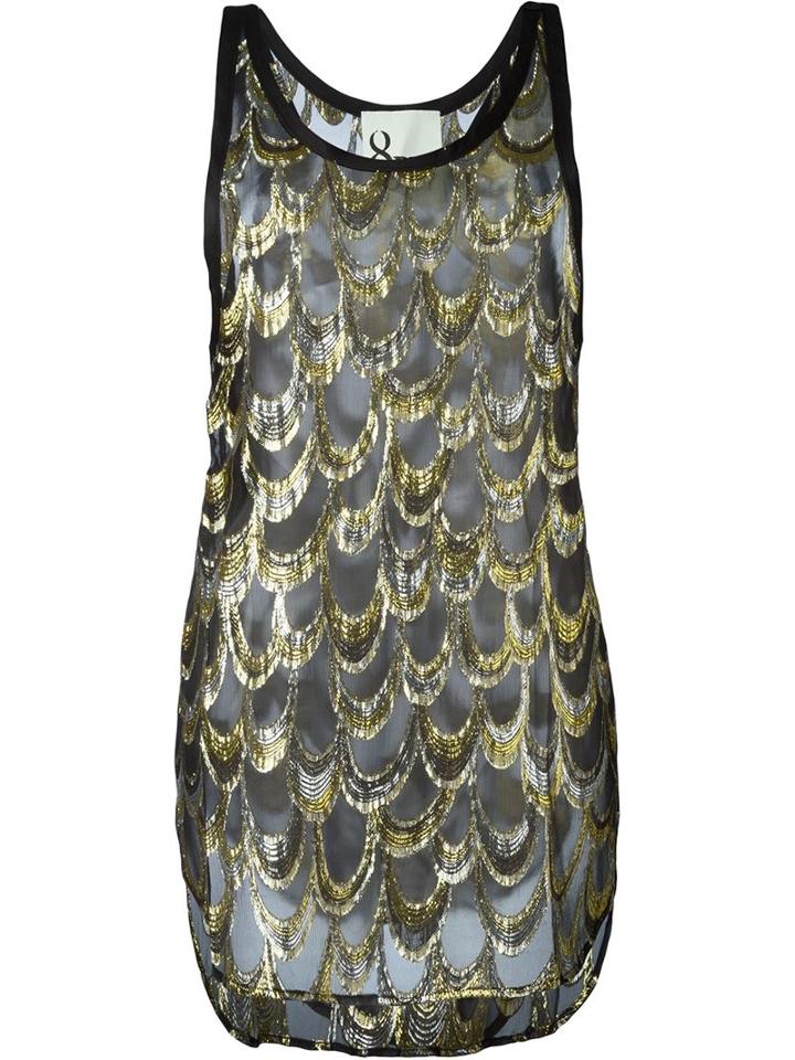 8pm Embellished Art Deco Top