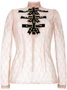 Philosophy Di Lorenzo Serafini Lace Blouse - Pink & Purple