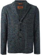 Missoni Knit Blazer, Men's, Size: 50, Grey, Wool