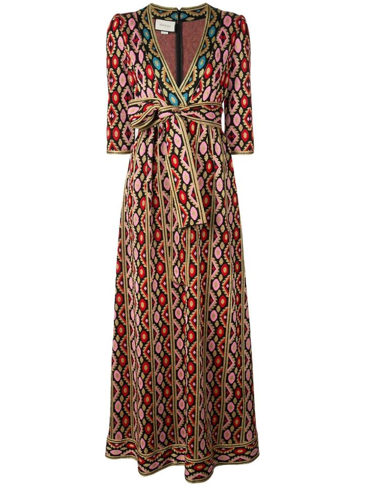 Gucci Printed Maxi Dress - Multicolour