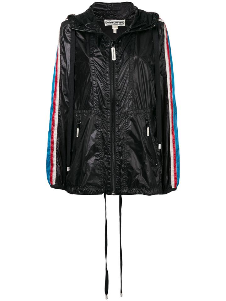 Marc Jacobs Stripe Detail Parka - Black