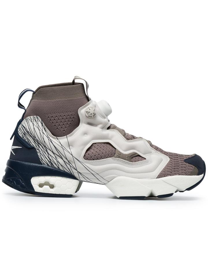 Reebok Beige Instapump Fury Og Trainers - Grey