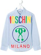 Moschino Kids Double Question Logo Print Shirt