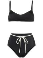 Solid And Striped Cora Stripe Bottom - Black