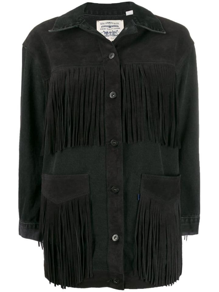 Levi's: Made & Crafted Loose-fit Fringed Jacket - Black