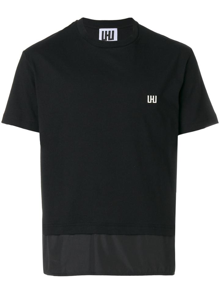 Les Hommes Urban Logo Short-sleeve T-shirt - Black
