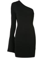 Solace Single Sleeve Fitted Dress, Women's, Size: 2, Black, Polyamide/spandex/elastane/viscose