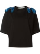 Francesco Scognamiglio Embroidered Crop Top