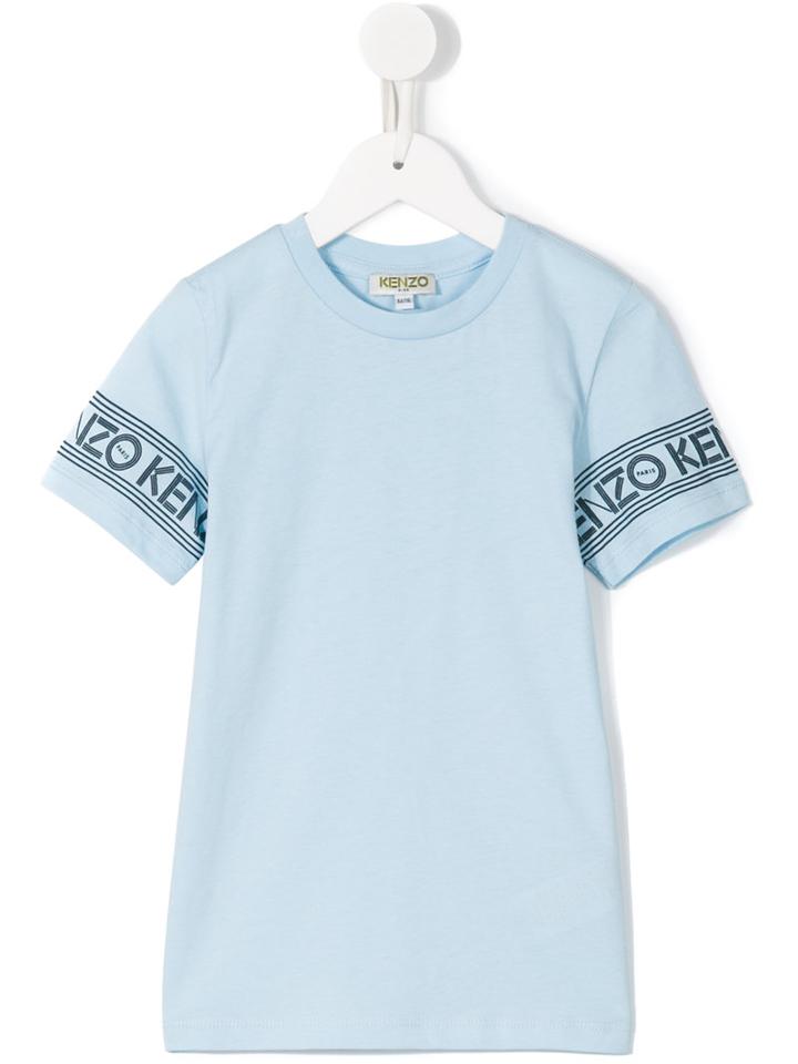 Kenzo Kids Logo Print T-shirt, Boy's, Size: 8 Yrs, Blue