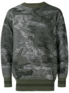 Diesel Black Gold Military Printed Sweatshirt - Green