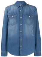 Givenchy Faded Denim Shirt - Blue
