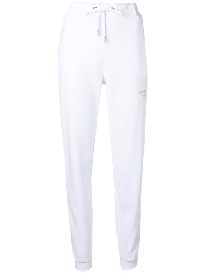 Versace Jeans Logo Sweat Pants - White