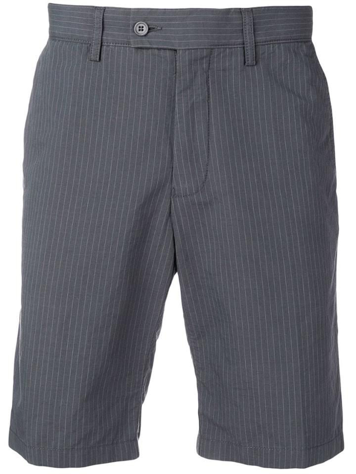 Aspesi Tailored Striped Shorts - Grey