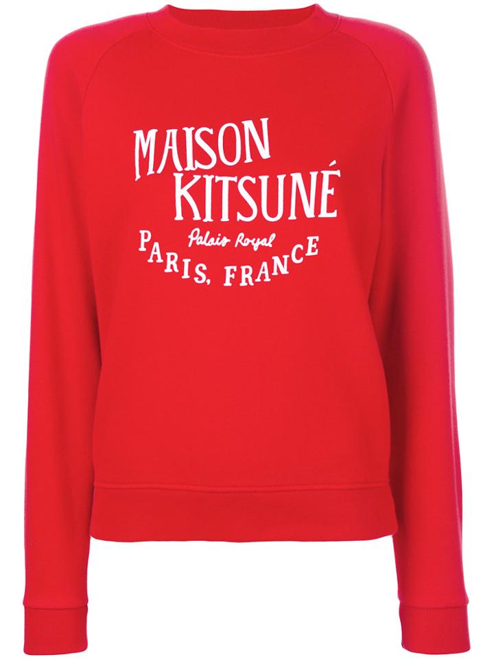 Maison Kitsuné Palais Royal Print T-shirt - Red
