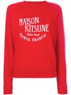 Maison Kitsuné Palais Royal Print T-shirt - Red