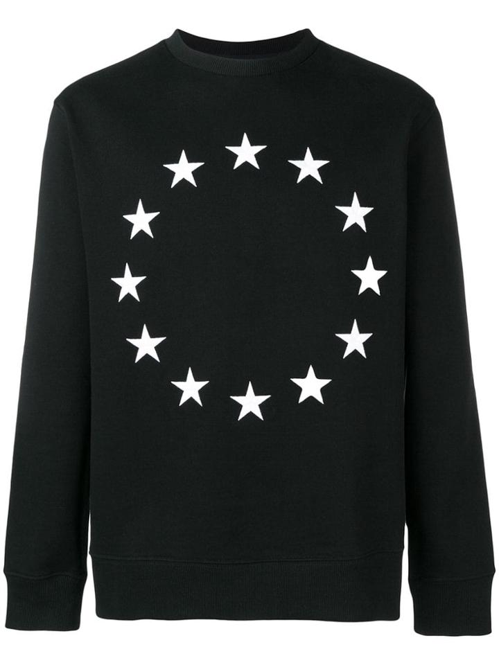 Études Star Print Sweatshirt - Black