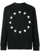 Études Star Print Sweatshirt - Black