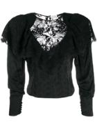 Magda Butrym Lace Panel Blouse - Black