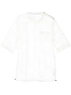 Sacai Drawstring Mesh T-shirt - White